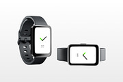 Smartwatch Mockup, a Wearable Device Mockup by SLAB! Design (Thumbnail 6 of 9)