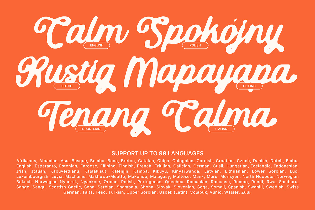 MN Barevia - Handwritten Vintage, a Script Font by Mantra Naga (Photo 7 of 16)