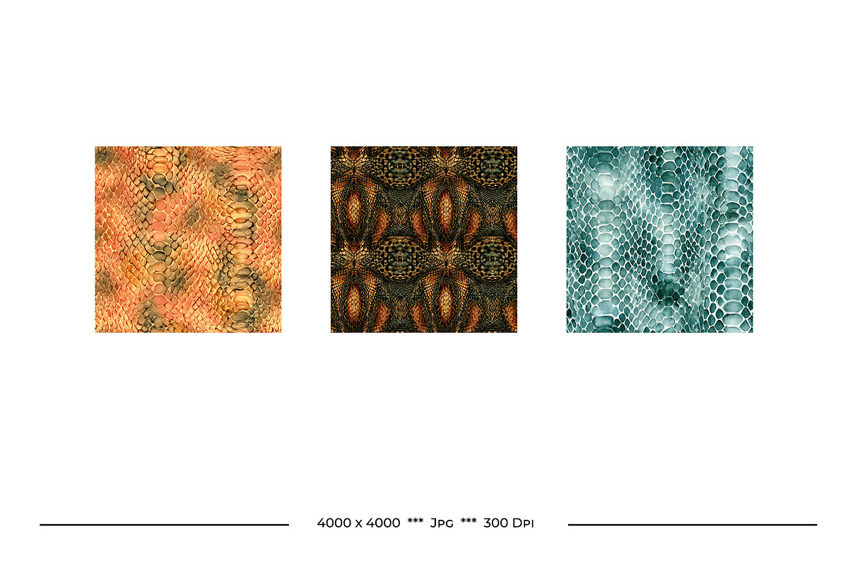 Snakeskin Retro Art Style Designs, a Pattern Graphic by karenfoleyphoto (Photo 10 of 10)
