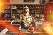 Vintage light leak overlays pack, a Texture Graphic by Shovajit (Thumbnail 2 of 5)