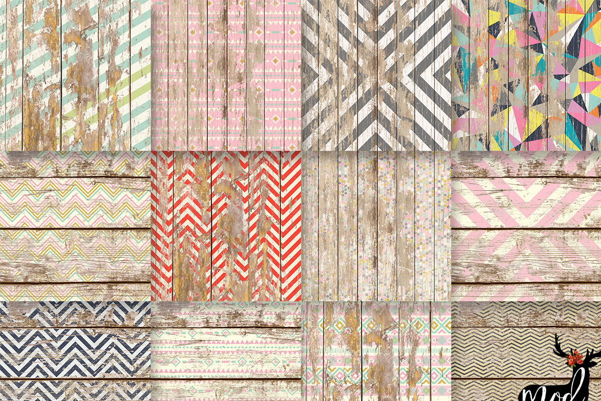 Background Paper Kit 22, a Pattern Graphic by Mod Paperie (Photo 2 of 2)