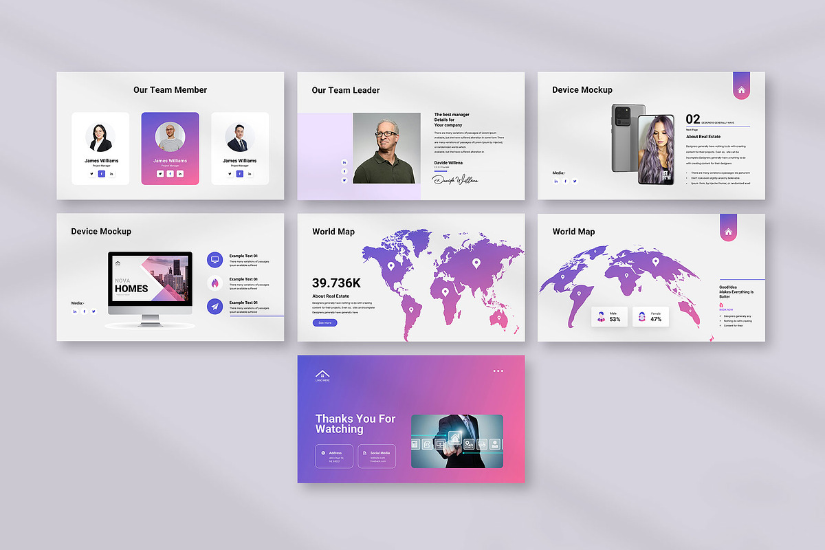 Real Estate Presentation, a Presentation Template by KreateTribe (Photo 3 of 5)