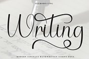 Writing, a Handwritten Font by InermediaSTUDIO (Thumbnail 1 of 8)