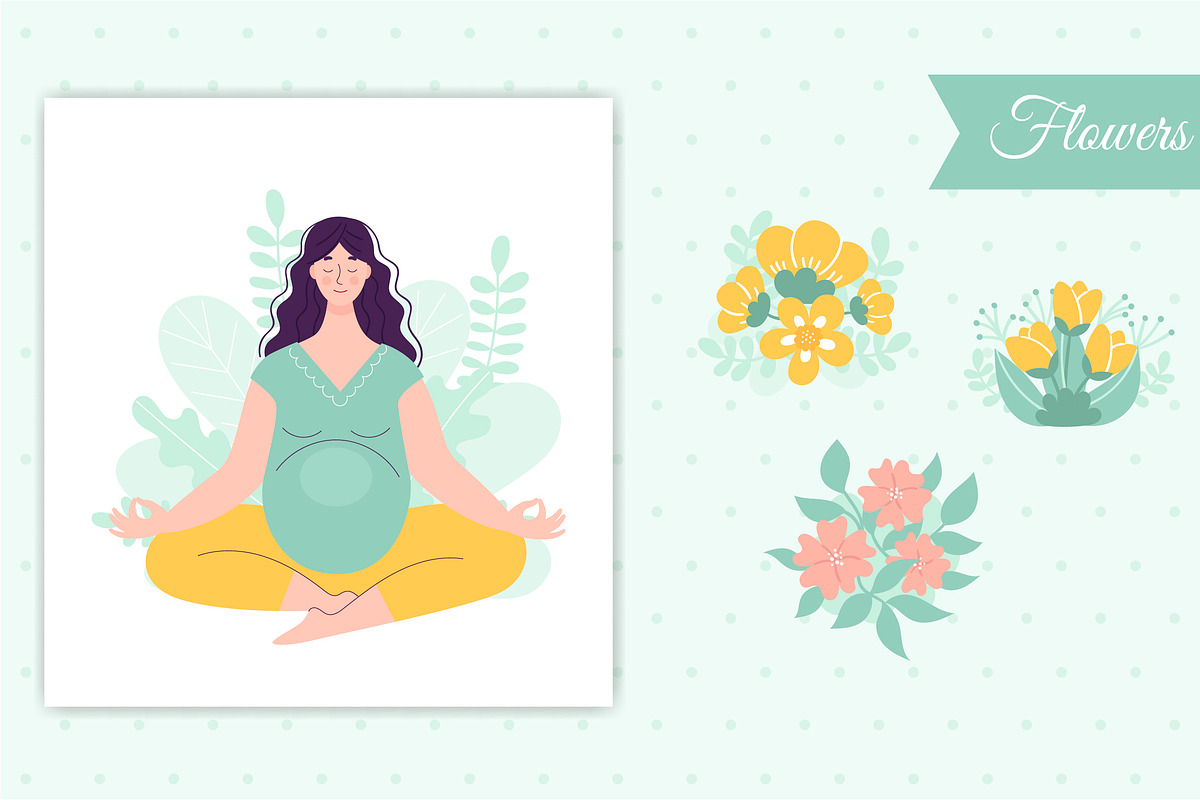 Happy pregnancy and motherhood, a Decorative Illustration by My May Art (Photo 6 of 18)