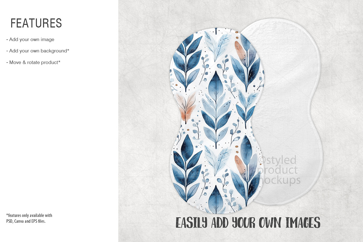 Baby Gift Set Mockup Bundle, a Merchandise Mockup by StyledProductMockups (Photo 6 of 9)