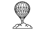 Hot Air Balloon Silhouette Bundle, an Object Illustration by Gaye Art (Thumbnail 11 of 31)