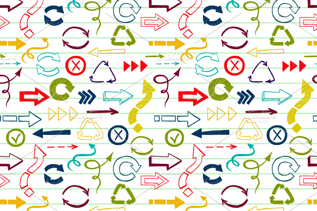 Arrows and checkmarks, a Work Illustration by Sketchetarian (Photo 4 of 4)