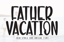 Father Vacation | Script Font
