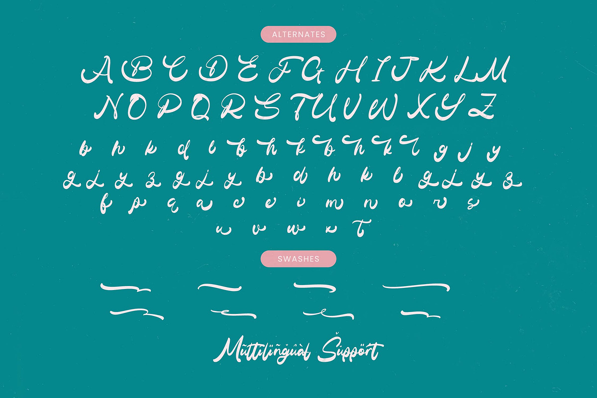 Gelmake Clencha Bold Calligraphy, a Script Font by Letterena Studios Script (Photo 19 of 20)