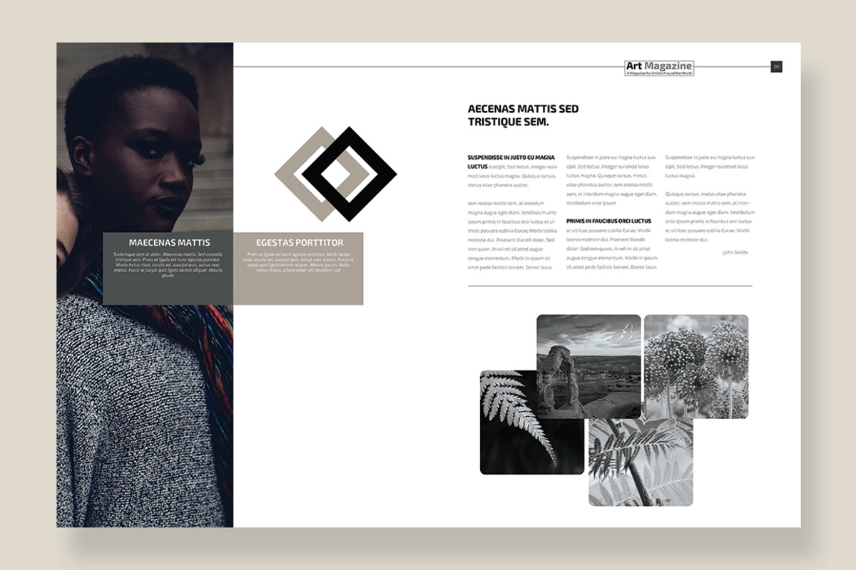 Magazine Template 01, a Magazine Template by pmvch (Photo 5 of 12)