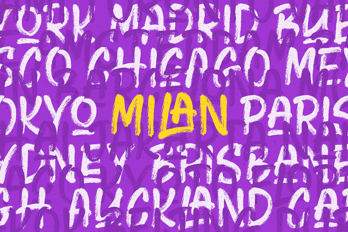 MILANO BRUSH Handwritten Brush Font, a Handwritten Font by MEANDSTUDIO (Photo 7 of 10)