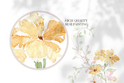 Watercolor Flower -PASTEL WILDFLOWER, a Decorative Illustration by Beigetime (Thumbnail 2 of 15)
