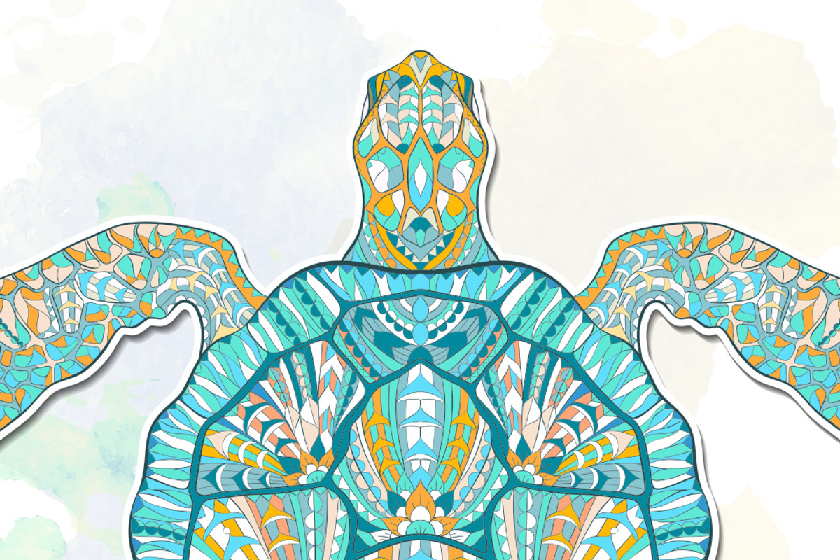 Ethnic Collection: Turtle, an Animal Illustration by ArtoJoy (Photo 2 of 5)