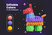 New Year Party 3D Icons, an Object 3D Model by Rakata Studio (Thumbnail 3 of 7)
