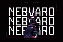 Nebvaro - Pixel Tech Font