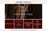 Elegant Monogram Logo Kit | Canva, a Branding & Logo Template by BrandhavenStudio (Thumbnail 1 of 9)