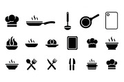 Kitchen Cooking Icon Vector Bundle, an Illustration by jahid234 (Thumbnail 39 of 51)