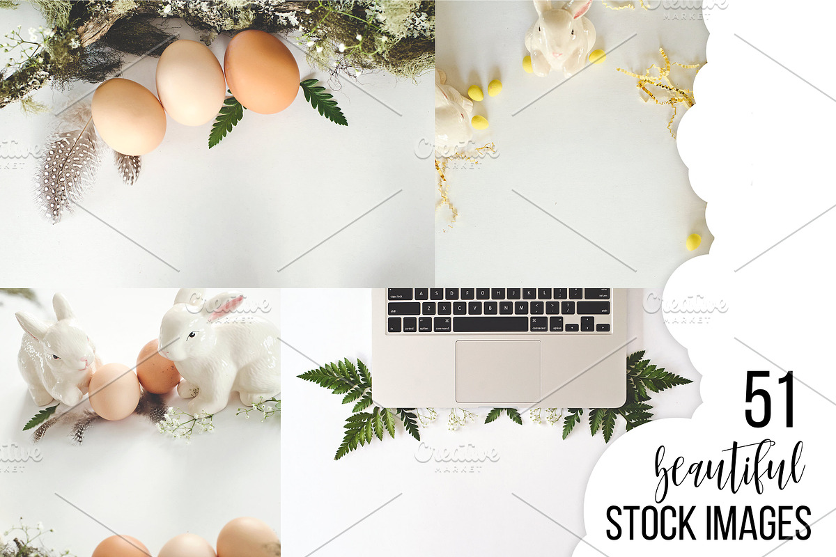 Dumb Bunny Easter Stock Photography, a Mockup by Ashley Alexandra Design (Photo 5 of 10)