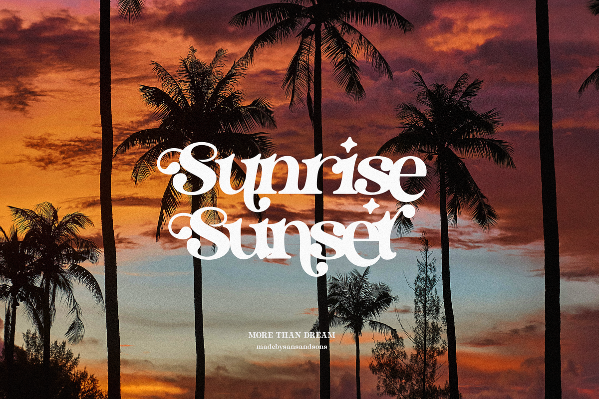 More Than Dream, a Serif Font by Sans & Sons (Photo 8 of 10)