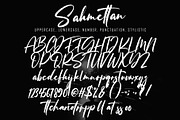 Sahmettan, a Script Font by pineungtype (Thumbnail 8 of 8)