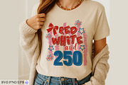 Red White and 250 4th of July SVG, a Graphic by mh_arif (Thumbnail 2 of 4)