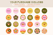 Retro Instagram Highlight Cover Icon, a Social Media Template by Summit Avenue (Thumbnail 2 of 4)