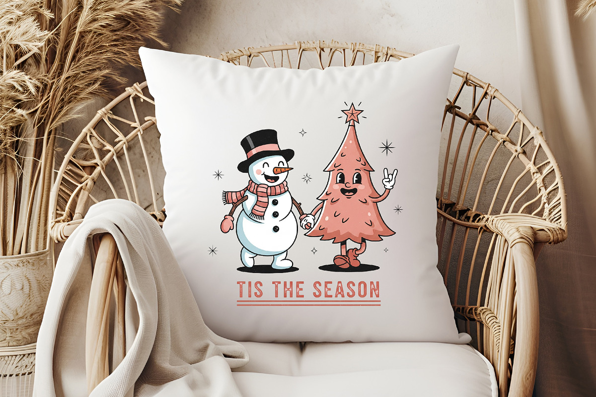 Pink Christmas PNG Sublimation, an Illustration by Libby Wishes (Photo 3 of 5)