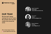T-Shirt Mock-Up Set, a Shirt Mockup by Freeman Studio (Thumbnail 14 of 17)
