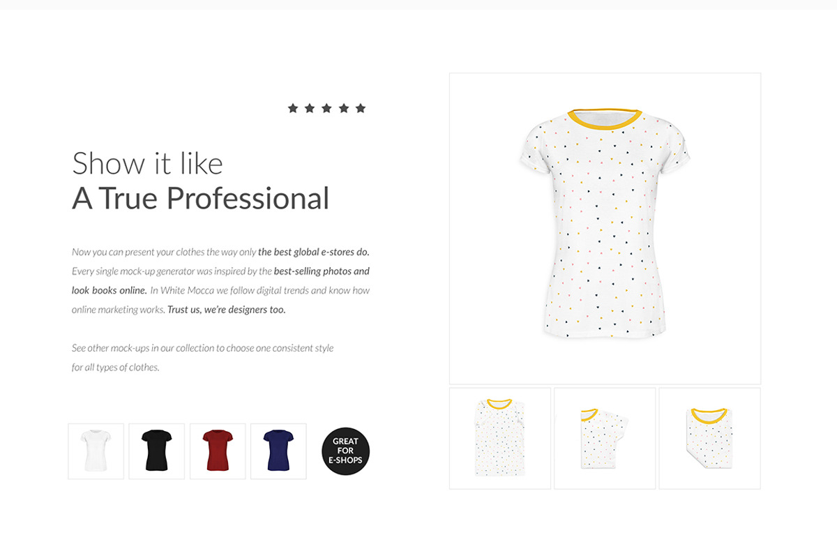 6x Women T-shirt Ghost Mock-ups Set, a Books & Magazine Mockup by Apparel_Mockups (Photo 7 of 22)