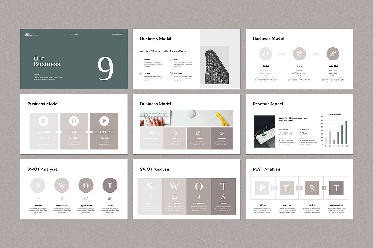 Pitch Deck PowerPoint Template, a Presentation Template by CreativeSlides (Photo 10 of 30)
