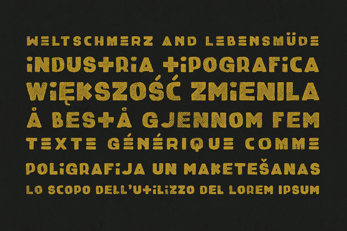Sensi Bold Handmade preview 5