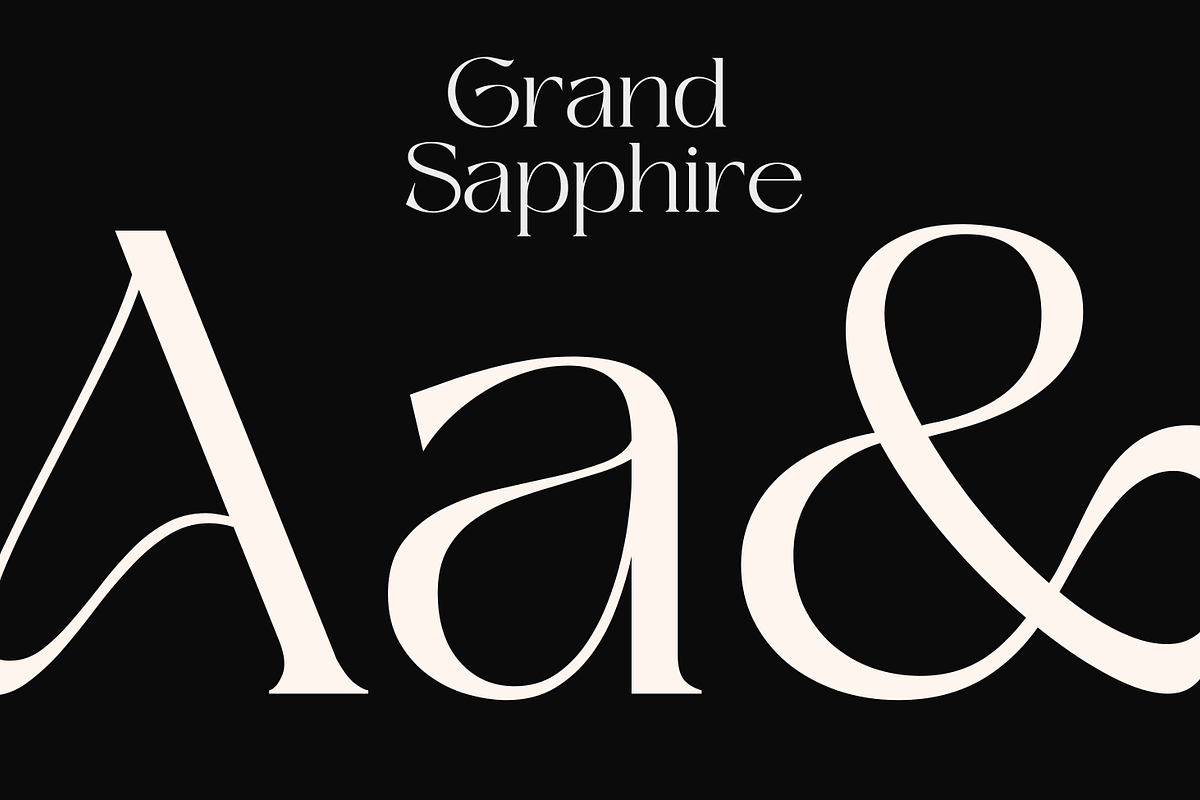Grand Sapphire, a Serif Font by zeenesia (Photo 7 of 19)