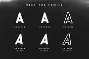 Horacio | A Prestigious Font Family, a Sans Serif Font by Zone 6 (Thumbnail 6 of 8)