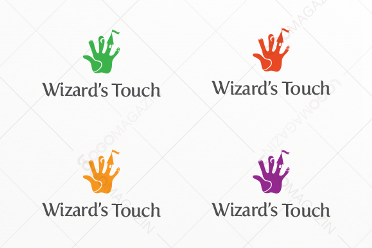 Wizard Touch Logo Template, a Branding & Logo Template by LogoBuy (Photo 3 of 4)
