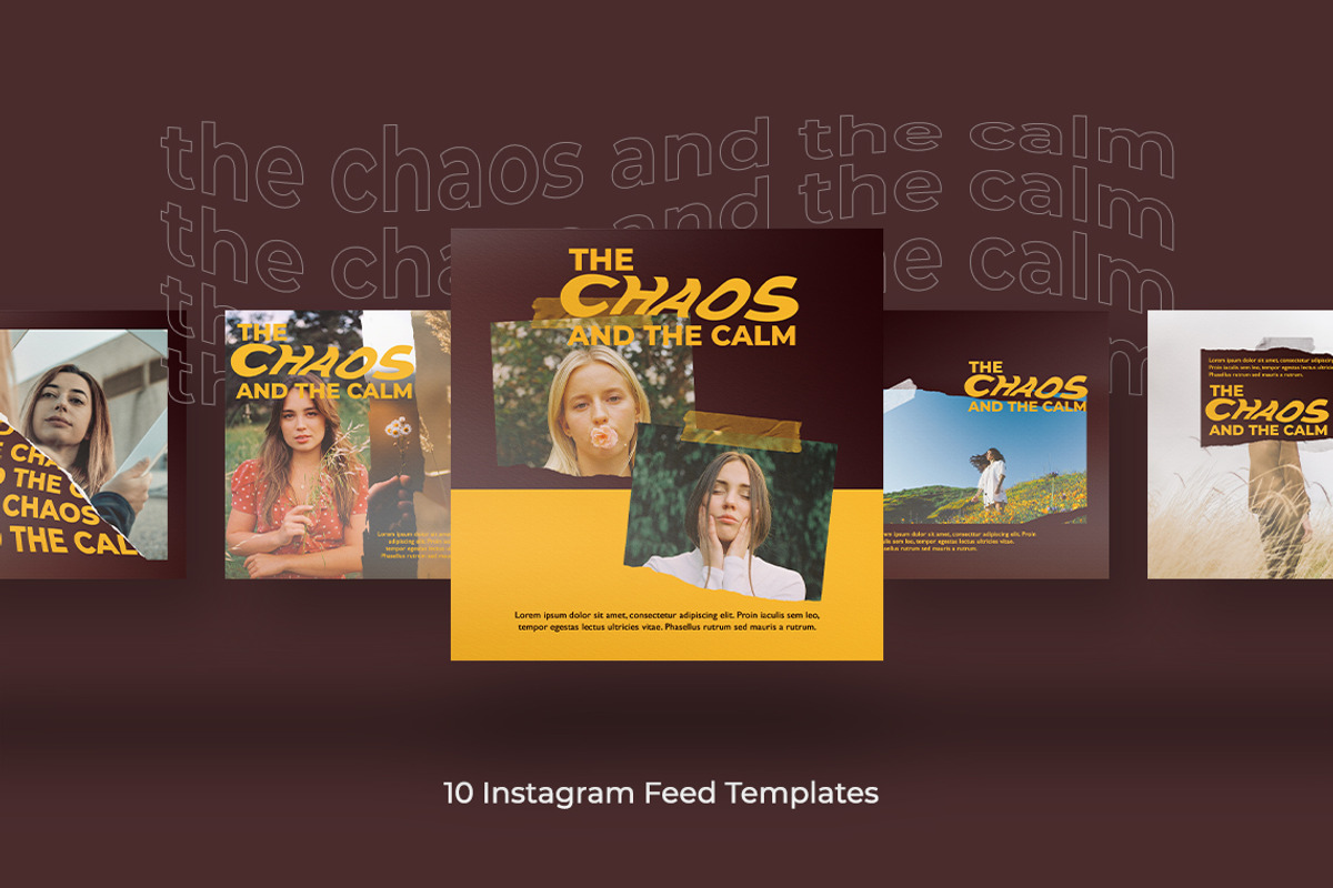 Calm - Instagram Post Template, a Social Media Template by UnicodeID
