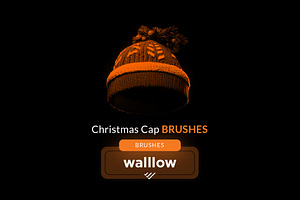 Christmas Caps Photoshop Brushes