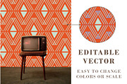 MID-CENTURY pattern collection, a Pattern Graphic by Lena Nikolaeva (Thumbnail 4 of 6)