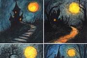 Haunted Worlds, a Seasonal Illustration by pictures for you (Thumbnail 20 of 32)