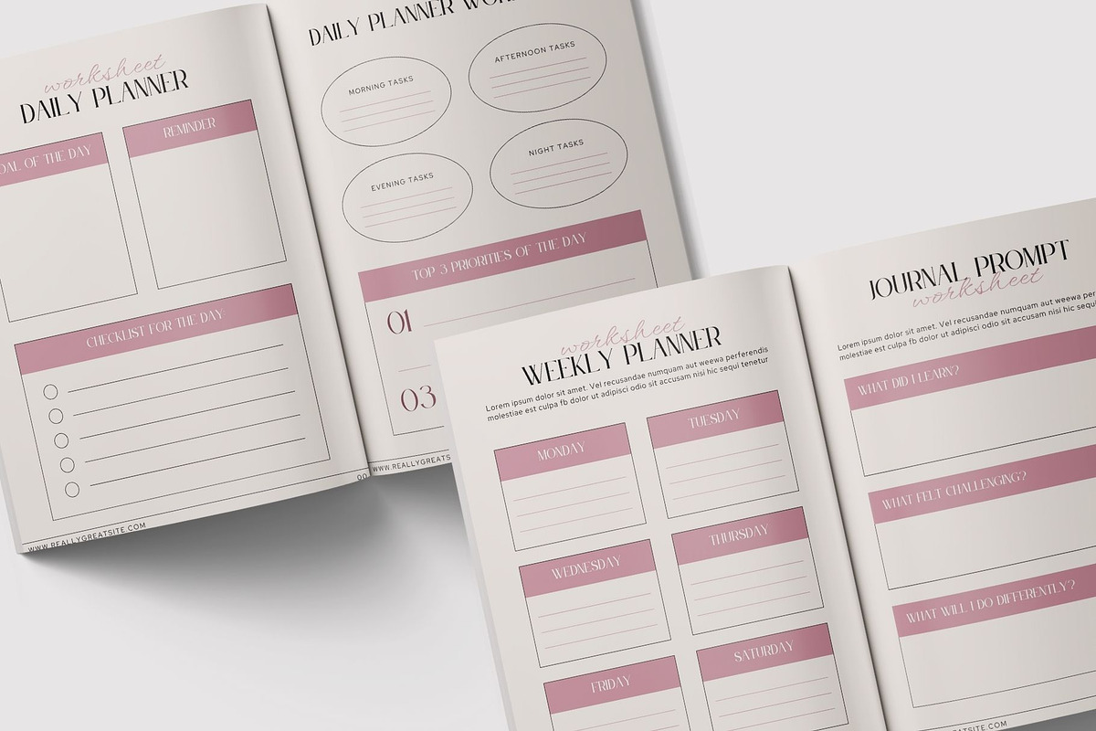 Coach Workbook Template CANVA, a Marketing Template by BoldNStudio (Photo 9 of 16)