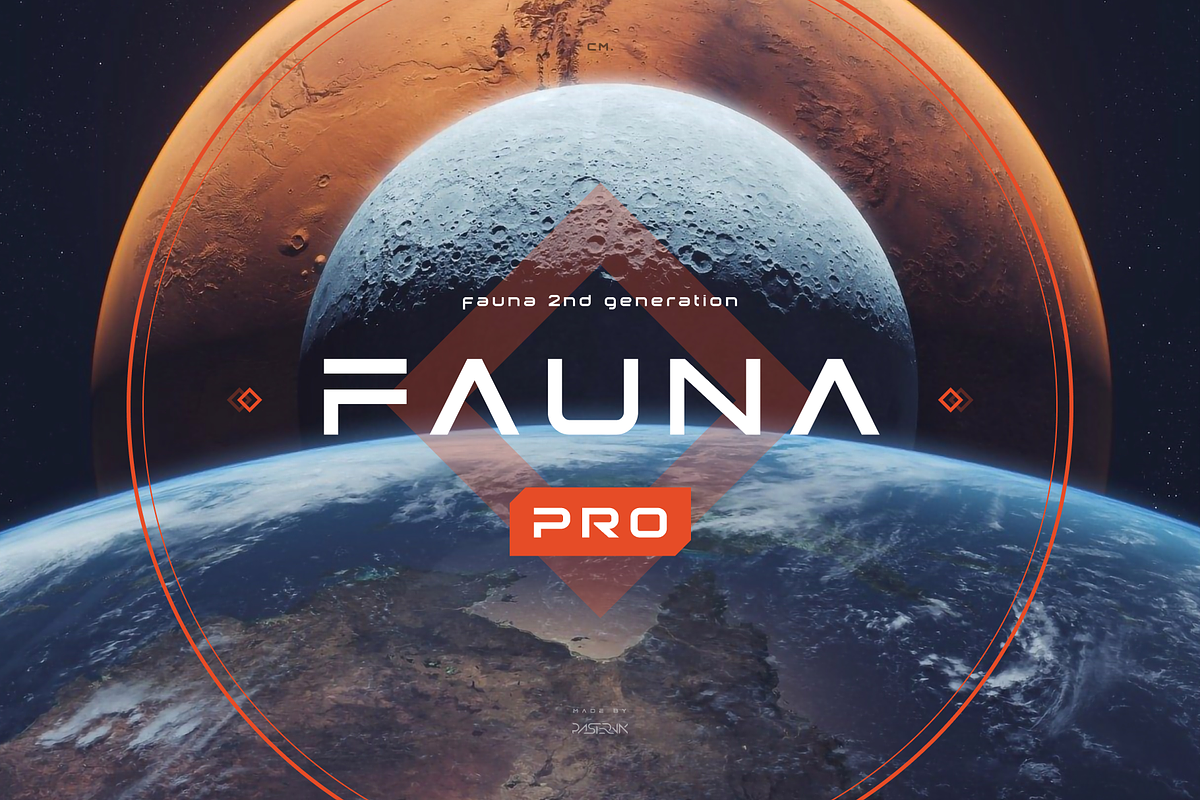 Fauna Pro, a Sans Serif Font by Pasternak Fonts (Photo 1 of 7)