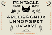 Pentacle Font, a Blackletter Font by Design Surplus (Thumbnail 4 of 6)