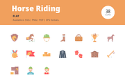 Horse Riding Flat Icons, an Icon by Amogh Design (Thumbnail 3 of 3)