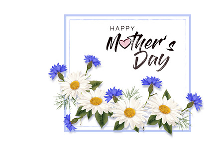 Happy Mother's Day background with a
