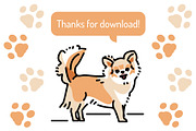 Breed dogs icons set, an Animal Illustration by Backwoods_studio (Thumbnail 10 of 10)