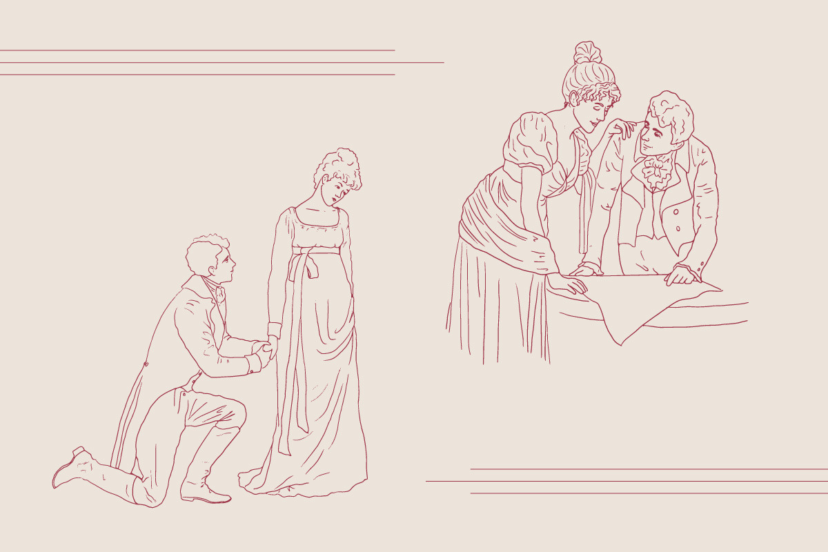 Jane Austen Inspired Line Art, a Person Illustration by Miriam Furniss Designs (Photo 4 of 13)