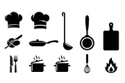 Kitchen Cooking Icon Vector Bundle, an Illustration by jahid234 (Thumbnail 37 of 51)