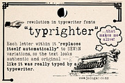 typrighter-Amazing Typewriter Font, a Serif Font by Jadugar Design Studio (Thumbnail 1 of 9)
