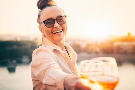 Beautiful happy senior woman, a Person Photo by Olezzo