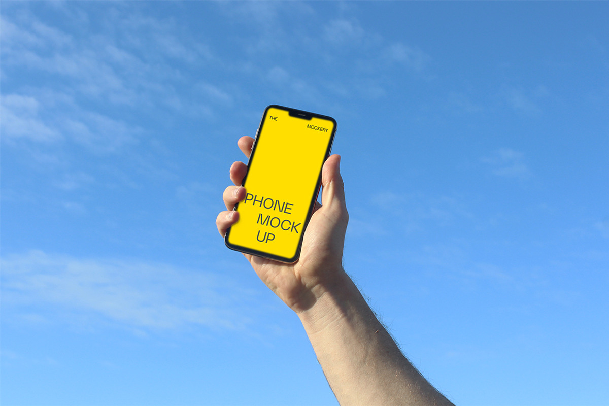 I-Phone Mockup, an iPhone Mockup by TheMockeryShop