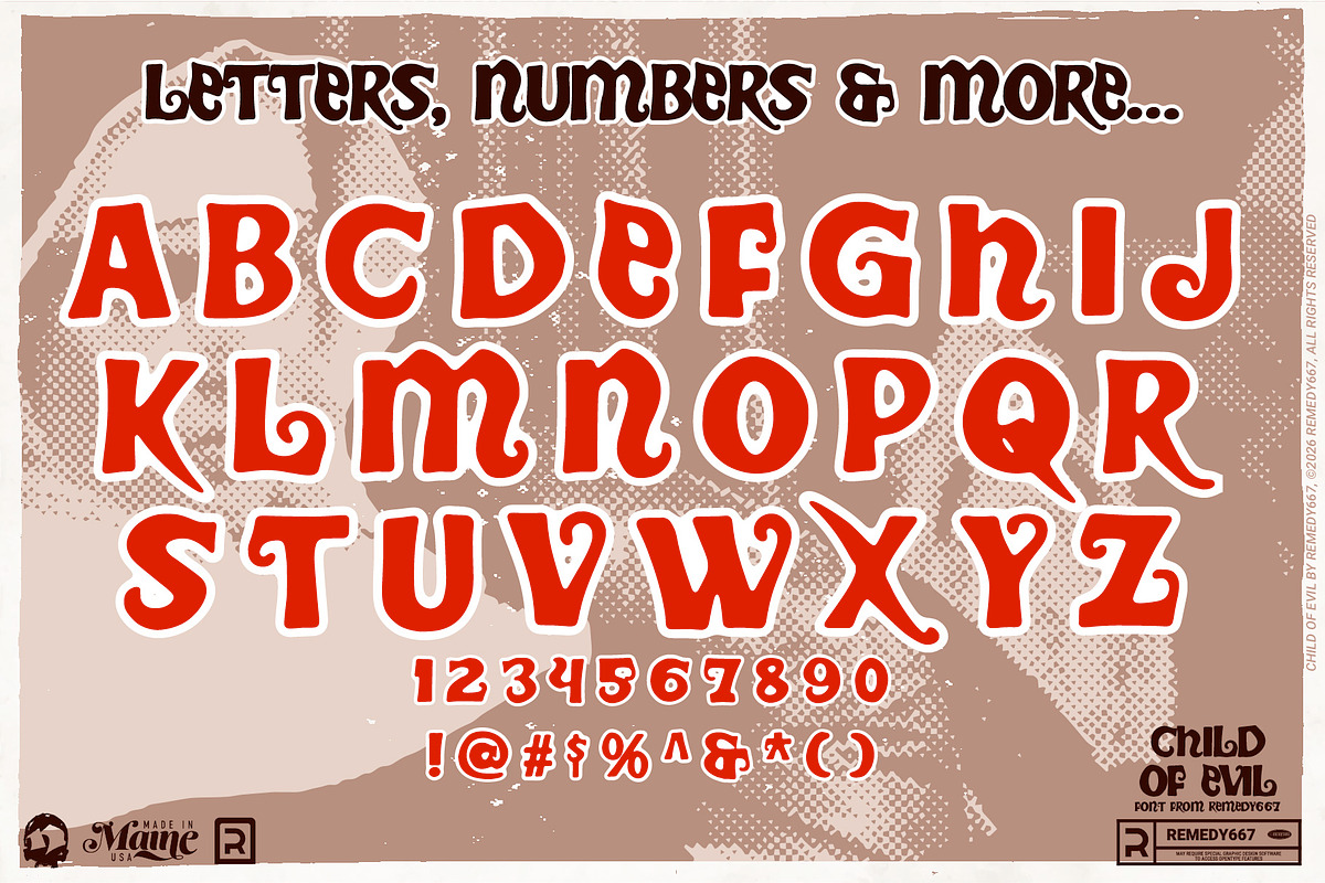 Child of Evil - Modern Horror Font, a Blackletter Font by Remedy667 (Photo 6 of 6)